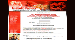 Desktop Screenshot of anabolicfactory.com